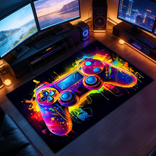 Gaming Rug for Boys Bedroom