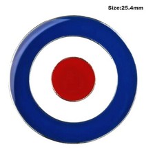 Mod Target Badge Enamel Ska 2