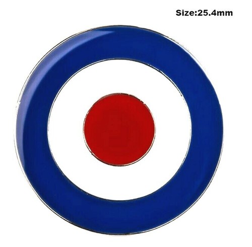 Mod target badge enamel ska - target,