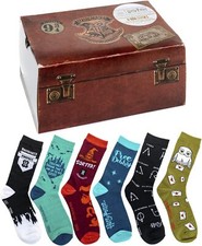 Harry Potter Odd Socks Gift Box NEW 3 Pairs Adults Size 4-8