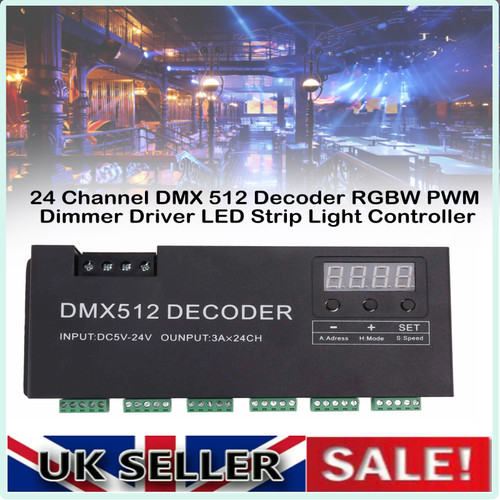 24channel dmx512 decoder - decoder, rgbw