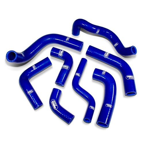 Blue samco silicon rad hoses - silicon,