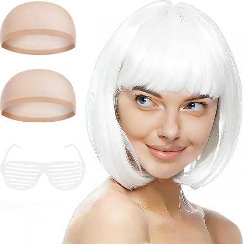Short bob wig for women - short, 4