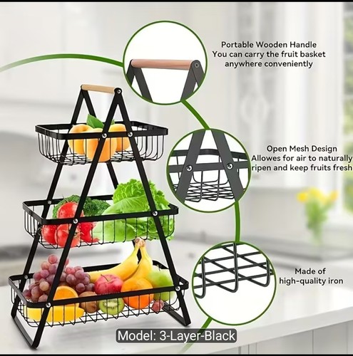Tier fruit storage basket - fruit,