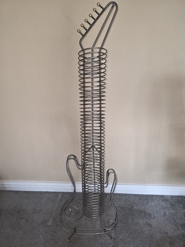 Metal guitar shaped storage - guitar, cd