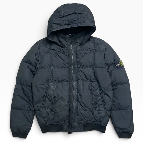 Stone island black crinkle - stone,
