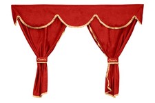 Truck curtains full set - curtains, 3in1