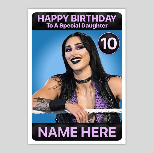 Wwe rhea ripley personalised - wwe,