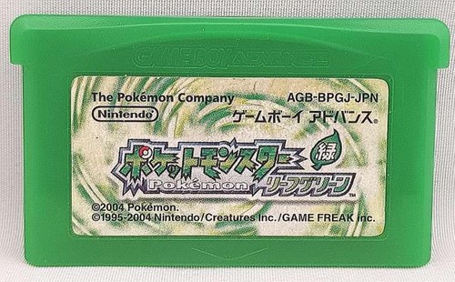 Pokémon leafgreen game boy - game,