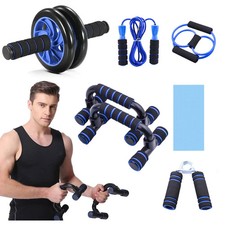 7PCS Ab Roller Dual-Wheel Core