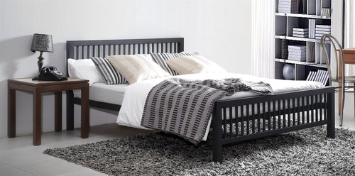 Strong solid metal bed - strong,solid,metal,