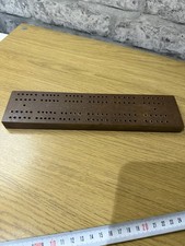Vintage Wooden Cribbage Board