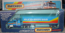 MATCHBOX SUPERKINGS K-31 PETERBILT REFRIDGERATION TRUCK 'EURO-EXPRESS' MIB