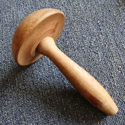 Vintage wooden darning