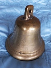Vintage Solid BRASS Bell 9cm Diameter