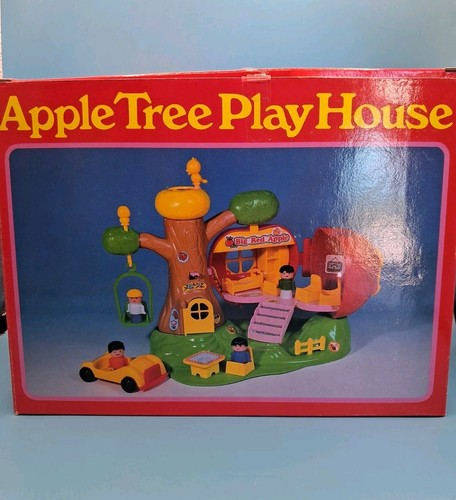 Vintage apple tree play - apple,