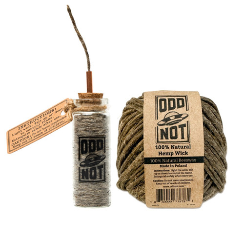Thick hemp wick 100ft - thick,