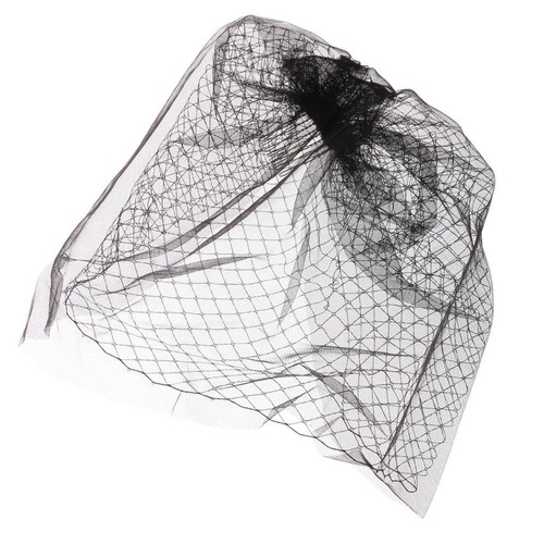 Hair net face veil headdress - hair,