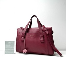 RADLEY Barnsley Medium Multiway Bag Shoulder Crossbody Grab Dark Pink Leather