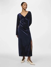 YAS Siva Velvet Wrap Maxi