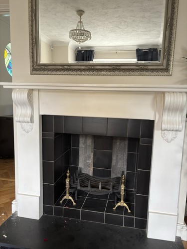 Wooden fire surround - wooden,