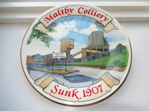 Maltby colliery plate - colliery,