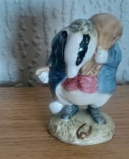 Beswick Tommy Brock - Beatrix Potter - c1955 - Immaculate - Badger - (B)