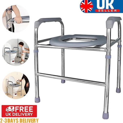 Raised toilet seat with handle - toilet,