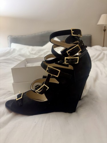Chloé black suede buckle - suede,