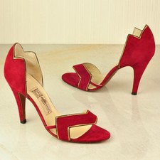 IVORY Bond Street Red Suede &