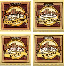 Ernie Ball Earthwood 80/20 Bronze Acoustic Guitar Strings  - Choice of 10 Gauges