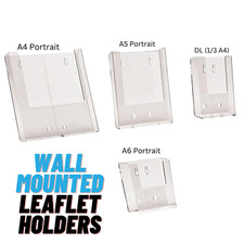 Wall Mounted Leaflet Holders