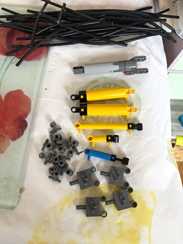 Lego technic pneumatic parts - pneumatic,