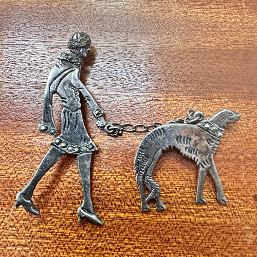 Vintage silver 925 - 925, marcasite