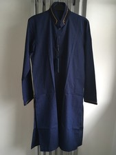 Pakistani Designer Junaid Jamshed Teens Blue Kurta Kameez Boys Age 16 years BNWT