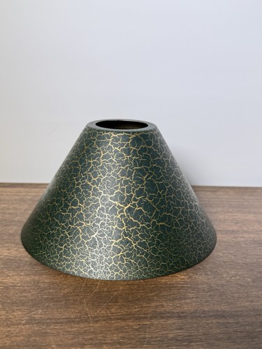 Vintage metal tole lamp shade - vintage,