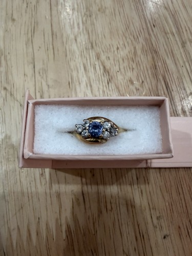 9ct gold tanzanite and - tanzanite,