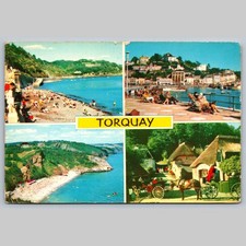 Postcard Torquay Devon Beaches