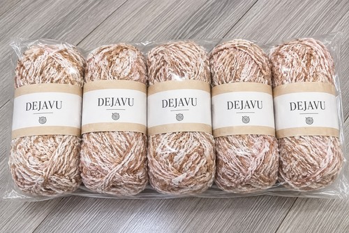 Dejavu variegated yarn cream - dejavu,