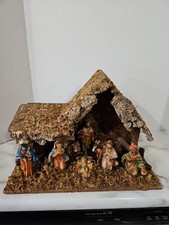 Vintage Nativity Manger Scene