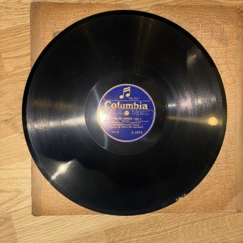 Columbia shellac gramophone - columbia,