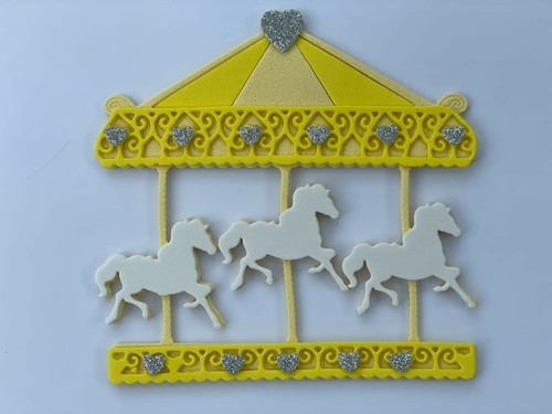 Large carousel die cuts - carousel,