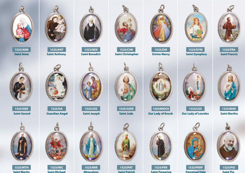 Religious medal various - religious,