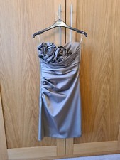 Charas Designer Cocktail Pencil Dress With reinforced bodice in an Oyster Colour