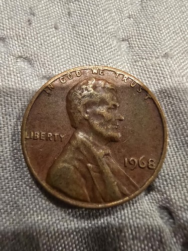 1968 lincoln memorial penny - lincoln,