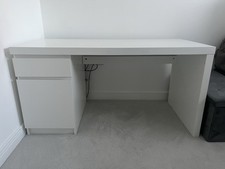 IKEA Malm White Desk with