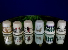 Thimbles - Scottish - Highbank Lochgilphead and Others -  Back Stamped