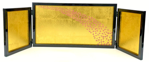 Japanese vintage gold byobu - japanese,