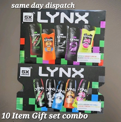 Lynx gift set 5x 225ml - lynx,
