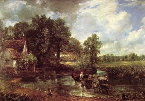 Constable the hay wain vintage - the,